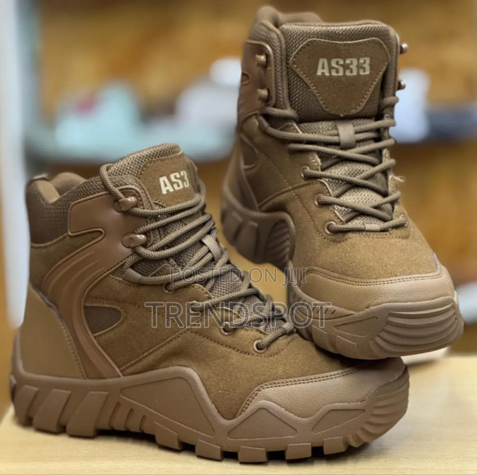 As33 Size 40 to 45 Brown Boots