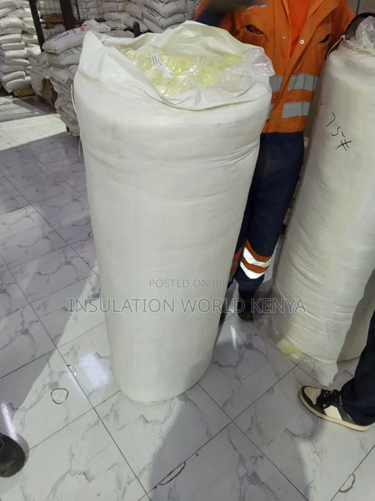Thermal Acoustic Fiberglass Roll – 10m X 1.2m X 100mm