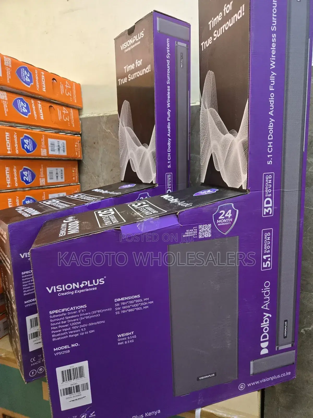 Vvision Sound Bar 5.1 Woofer