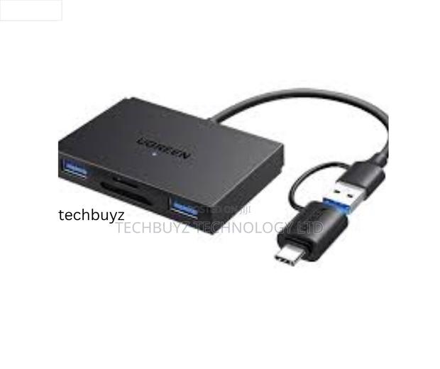 Ugreen 4-in-1 Card Reader With Usb-C Usb-a 2-in-1 Interface
