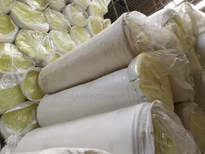 Foil-Faced Fiberglass Insulation Roll – 100mm Thick