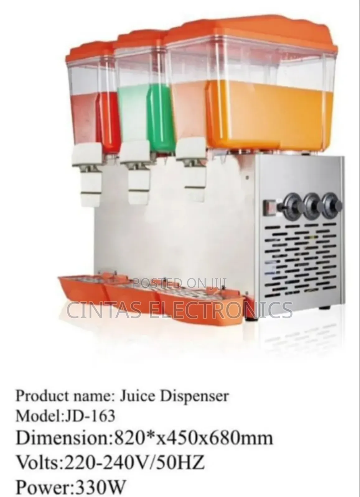 Commercial Juice Dispenser 3slots