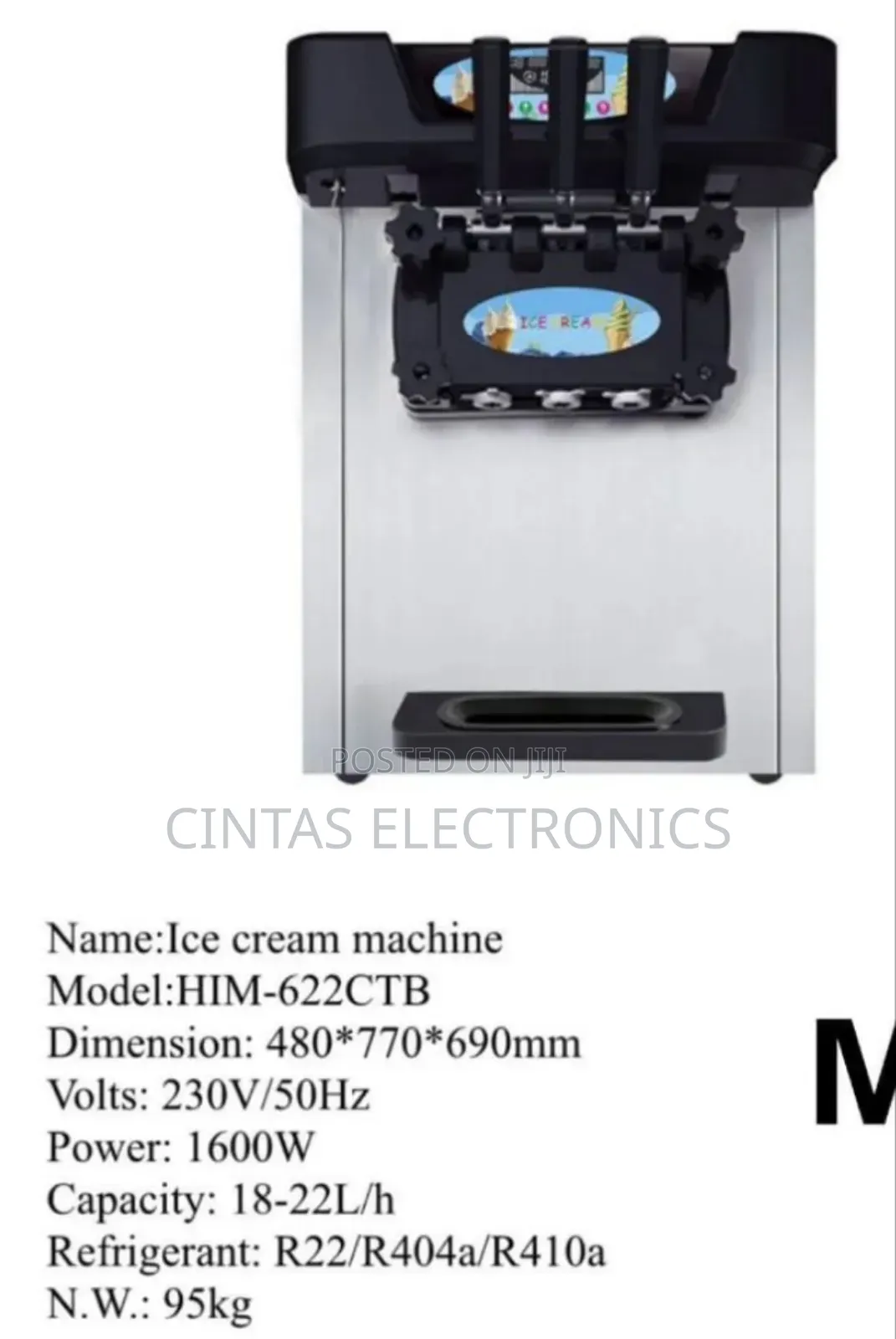 Commercial Ice Cream Maker Machine