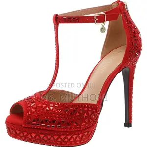 Classy Peep Toe Double Sole Heels  Size 37_41