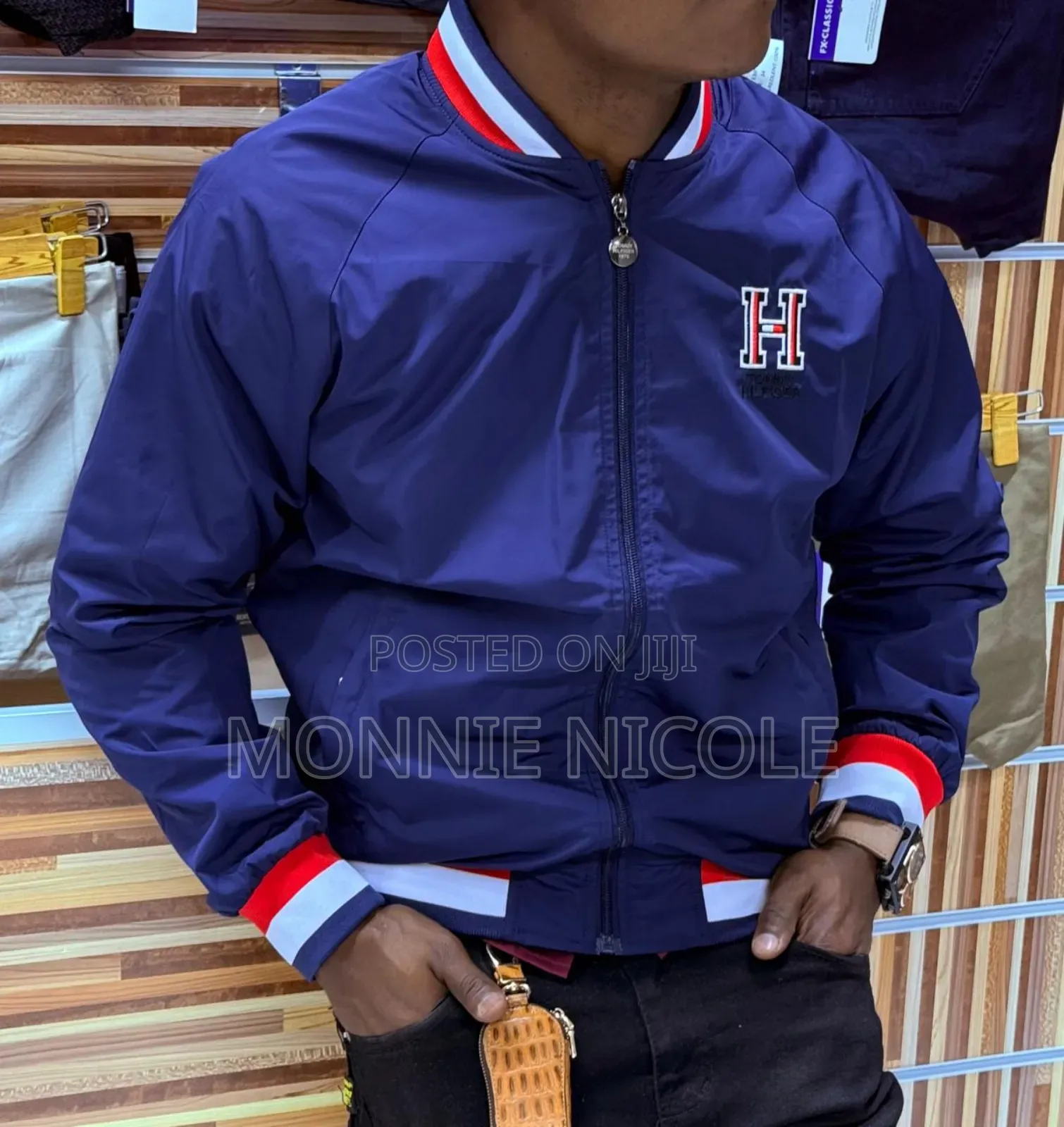 Navy Blue Men Jacket