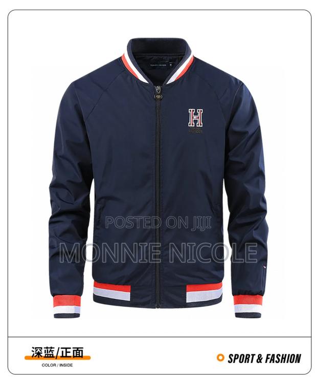 Navy Blue Men Jacket - thumbnail 2