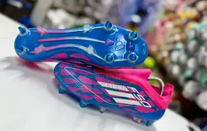 Adidas F50 Laceless Soccer Boots With Metallic Studs,