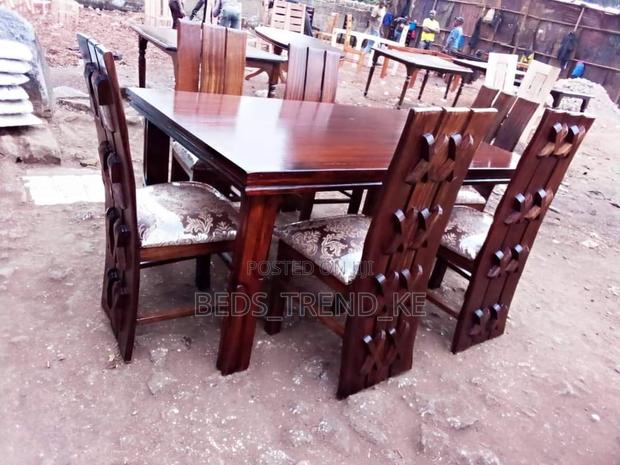 6 Seater Dining Table - main view