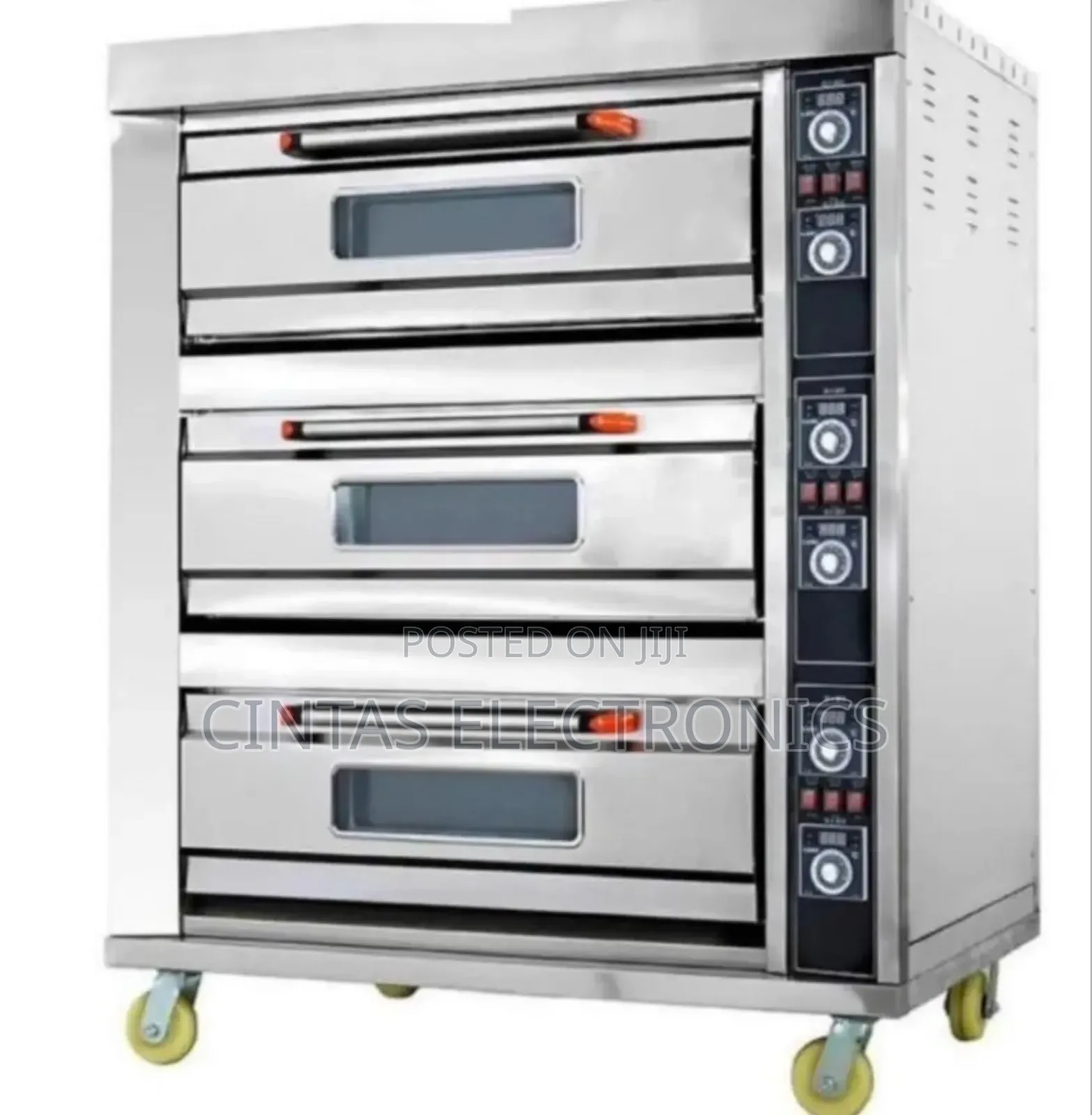Premier Commercial Oven 3 Deck 6 Trays