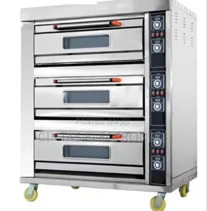 Premier Commercial Oven 3 Deck 6 Trays