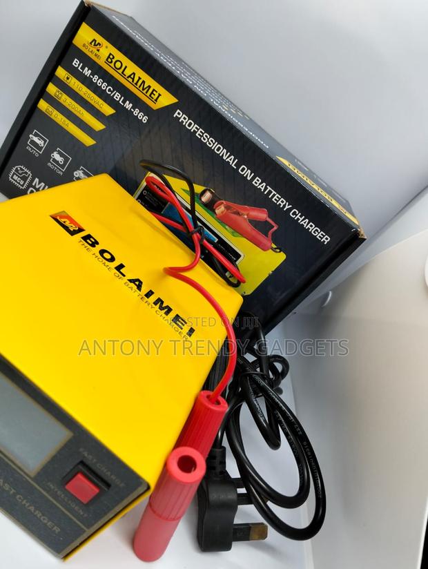 Bolaimei Auto Battery Charger – 12v/24v Mcu Controlled - main view