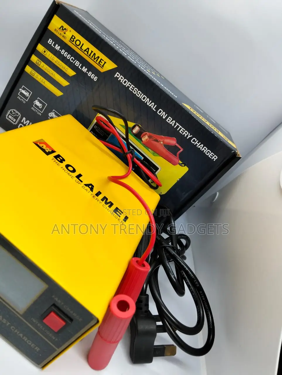 Bolaimei Auto Battery Charger – 12v/24v Mcu Controlled