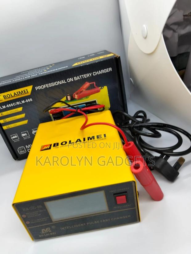 Bolaimei Smart Battery Charger – 12v/24v Auto Repair