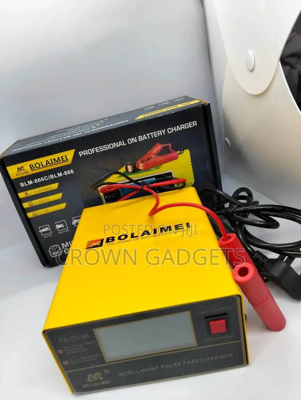 Bolaimei Smart Battery Charger – 12v/24v Auto Repair