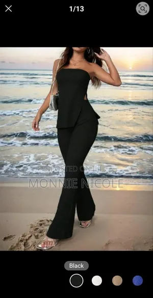 Stylish Black Two Piece Set👌💯