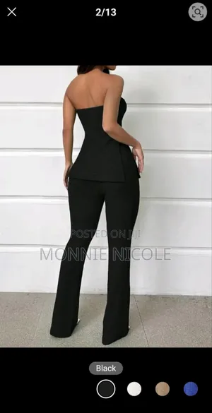 Stylish Black Two Piece Set👌💯