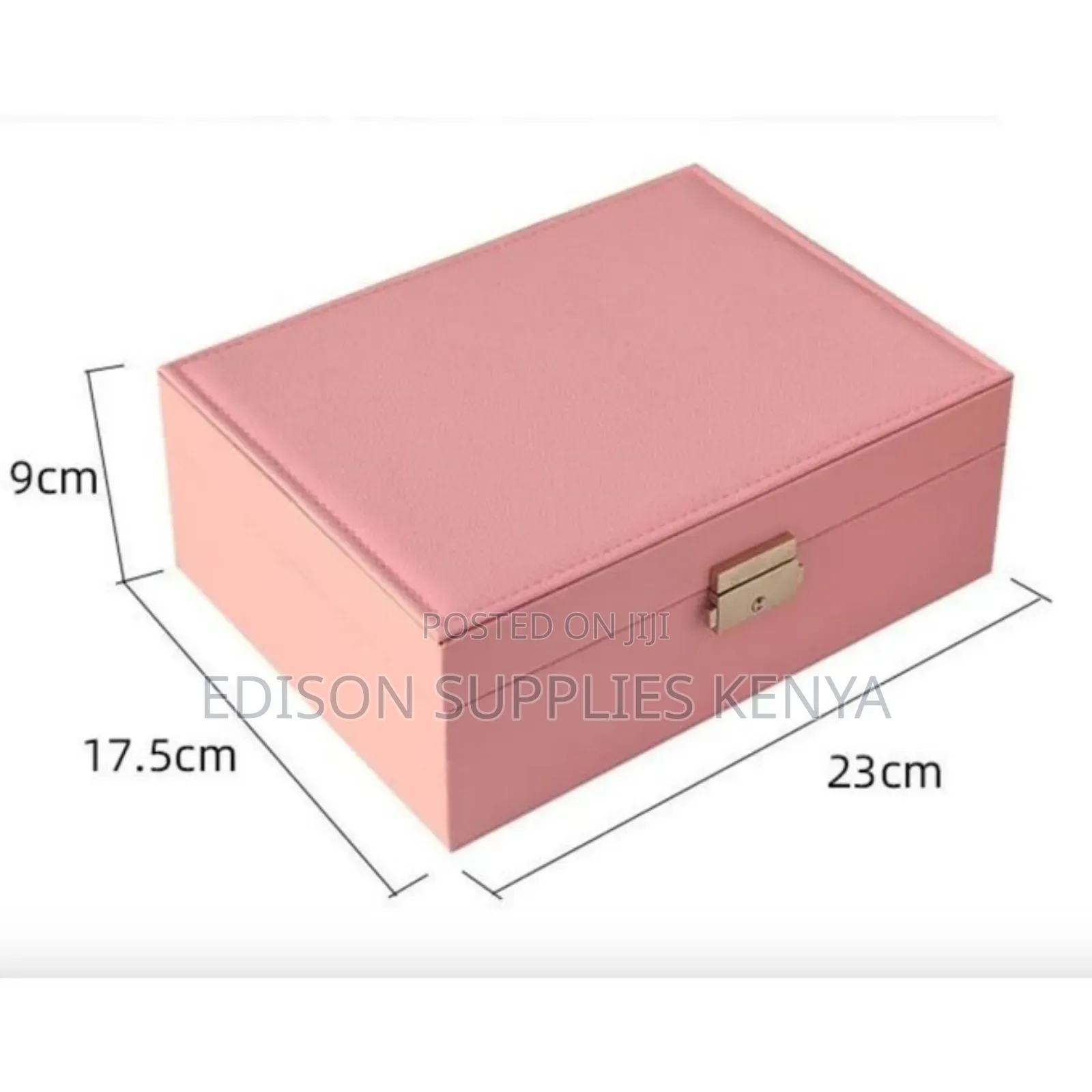 Jewellery Box Organizer Double Layer Jewellery Storage Pink