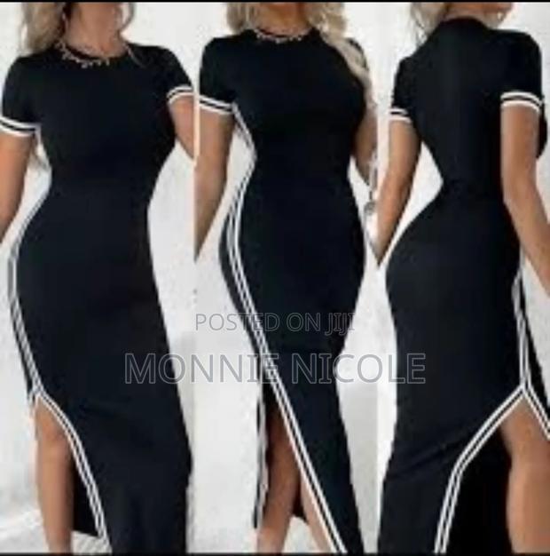 Stylish Chic Black Dress - thumbnail 2