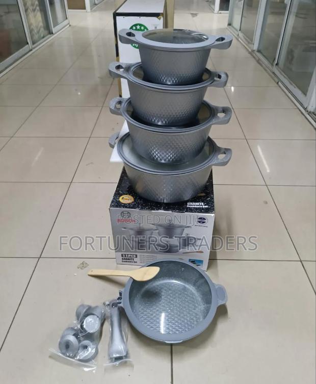 Non-Stick 11pcs Cookware With Lids - main view