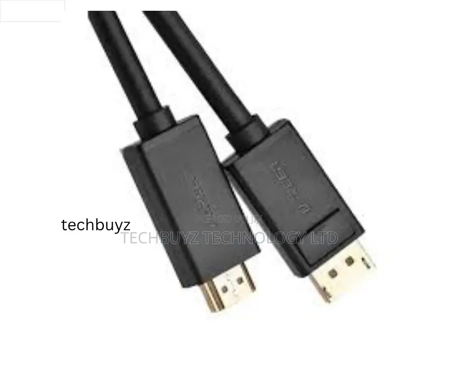 Ugreen Displayport Male to Hdmi Male Cable 5m (Black) -Dp101