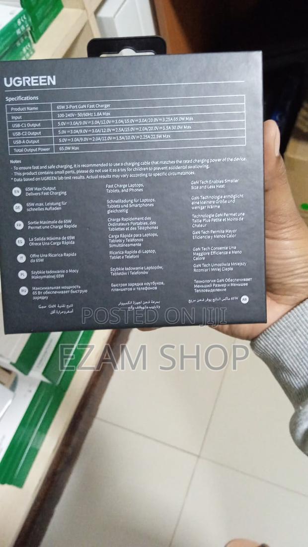 Ugreen Nexode Rg 3-Port Gan Fast Charger - thumbnail 4