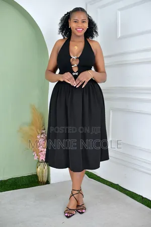Stylish Evening Wear Round Dress