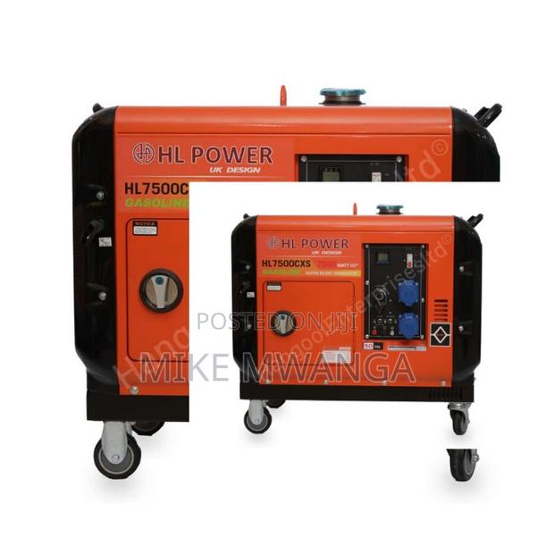 Hl Power 7.5kva Super Silent Gasoline Petrol Generator - main view