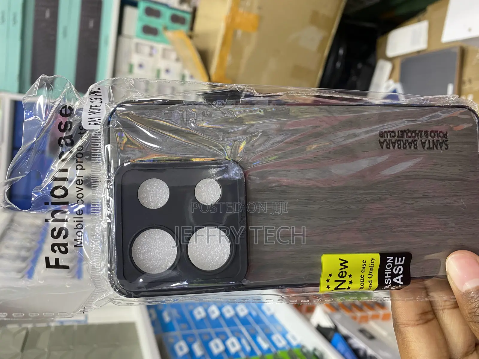 Hwpivox Redmi Note 13 Pro Silicon Flexible Pu Leather Case