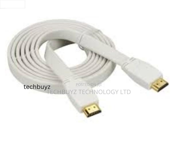 D-Link Hdmi to Micro Hdmi 1.8 Meter Flat Cable - White - thumbnail 2