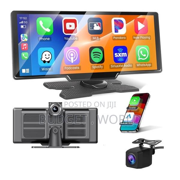 Dual Dash Cam 10.26" Car DVR Camera Carplay Android