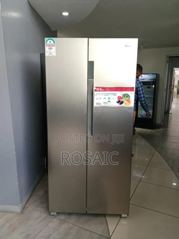 430 Litres Tlac Side by Side Nofrost Grey Refrigerator - main view