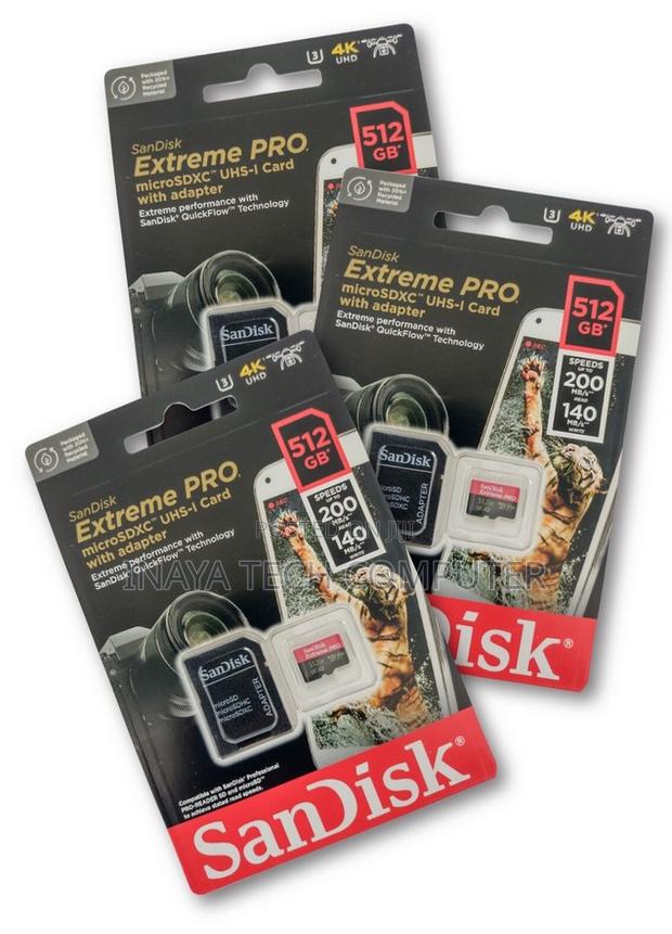 Sandisk 512gb Extreme Pro Microsdxc Memory Card - main view