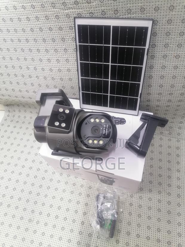 Upgraded Version 4g Dual-Lens Ubox Solar Camera - main view