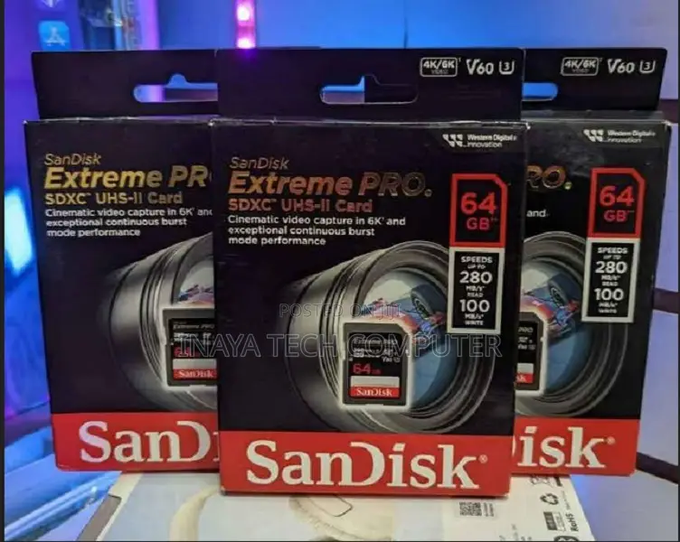 Sandisk Extreme Pro Sdhc And Sdxc Uhs-ii Card 280mb/S - 64gb