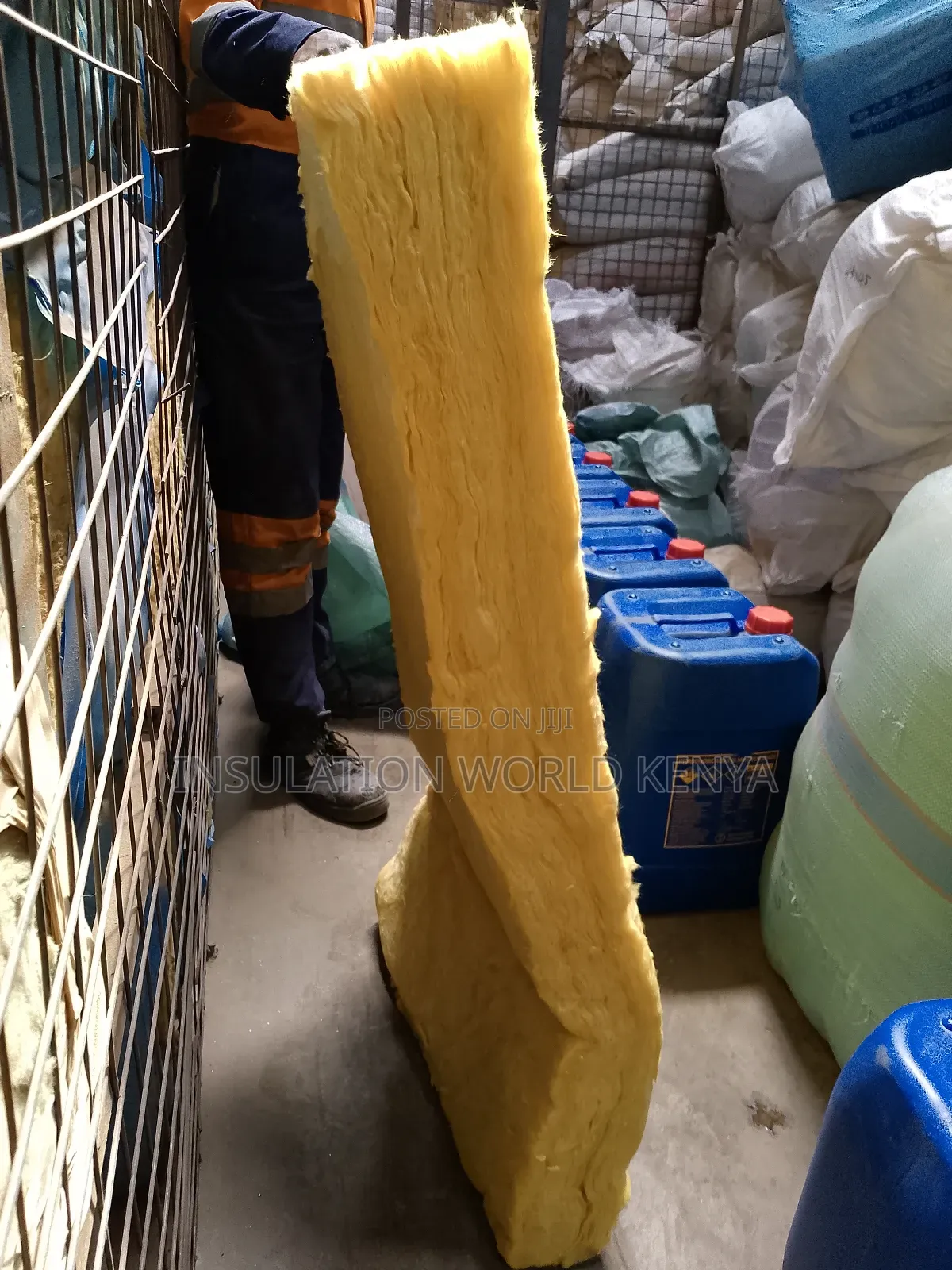Fiberglass Insulation Slabs – 100mm Thick (48kg/M3)