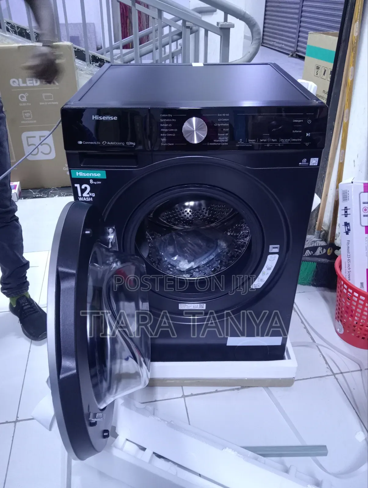 Hisense 12kg Front Load Wash and Dry With Inverter Motor