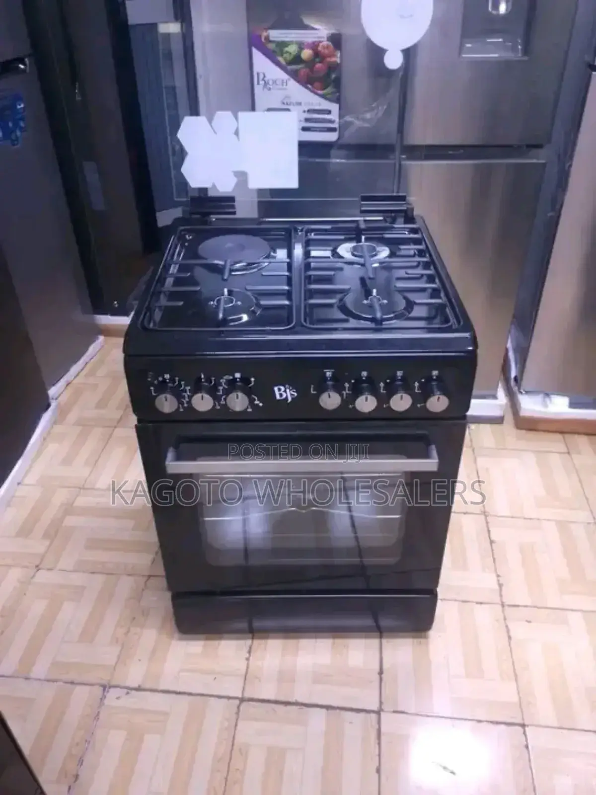 Black BJS Gas Cooker