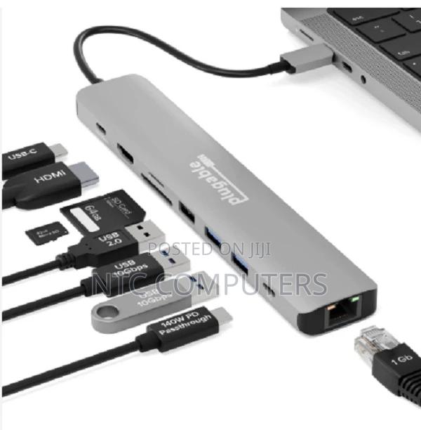Usb Type C Hub 9-in-1 With Wireless Charging - main view