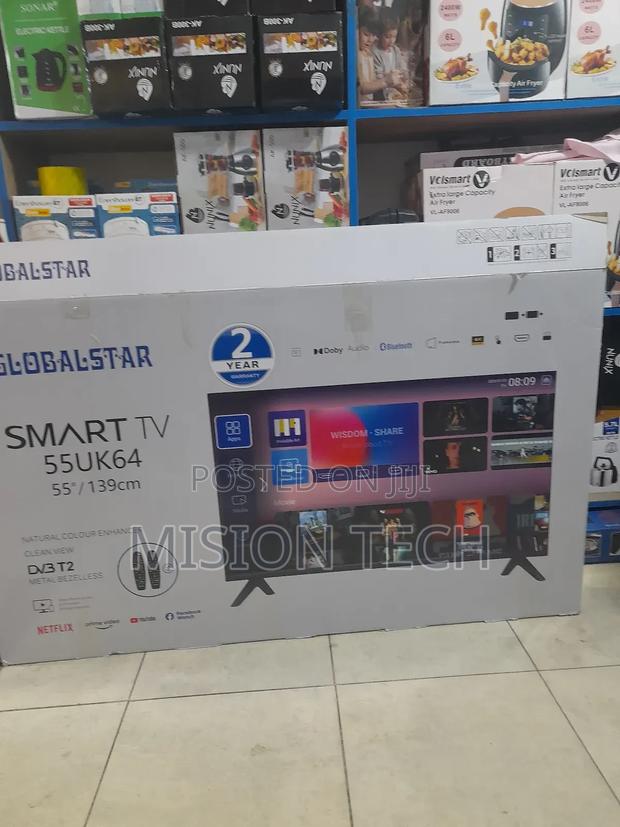 Globalstar 55inch Smart Android Tv,* 