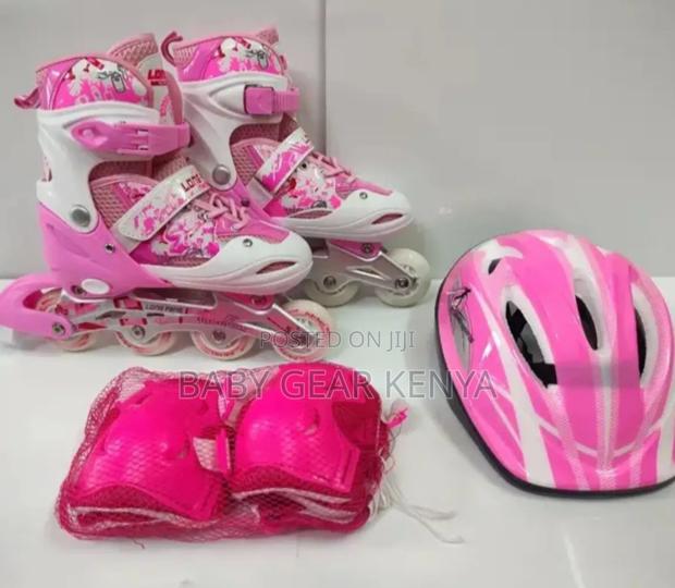 Pink Full Set of Skate Shoes