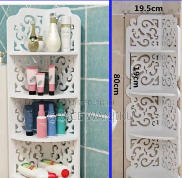 Corner Stand Bathroom Rack - main view
