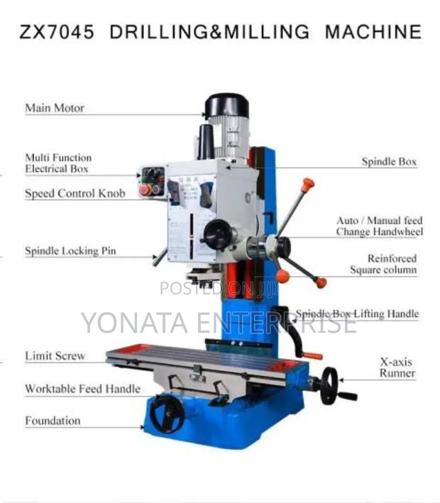 Drilling and Milling Machine - main view