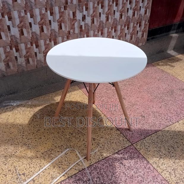 Round Wooden Table - main view