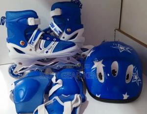Sport Blue Adjustable Skate Shoes - thumbnail 2