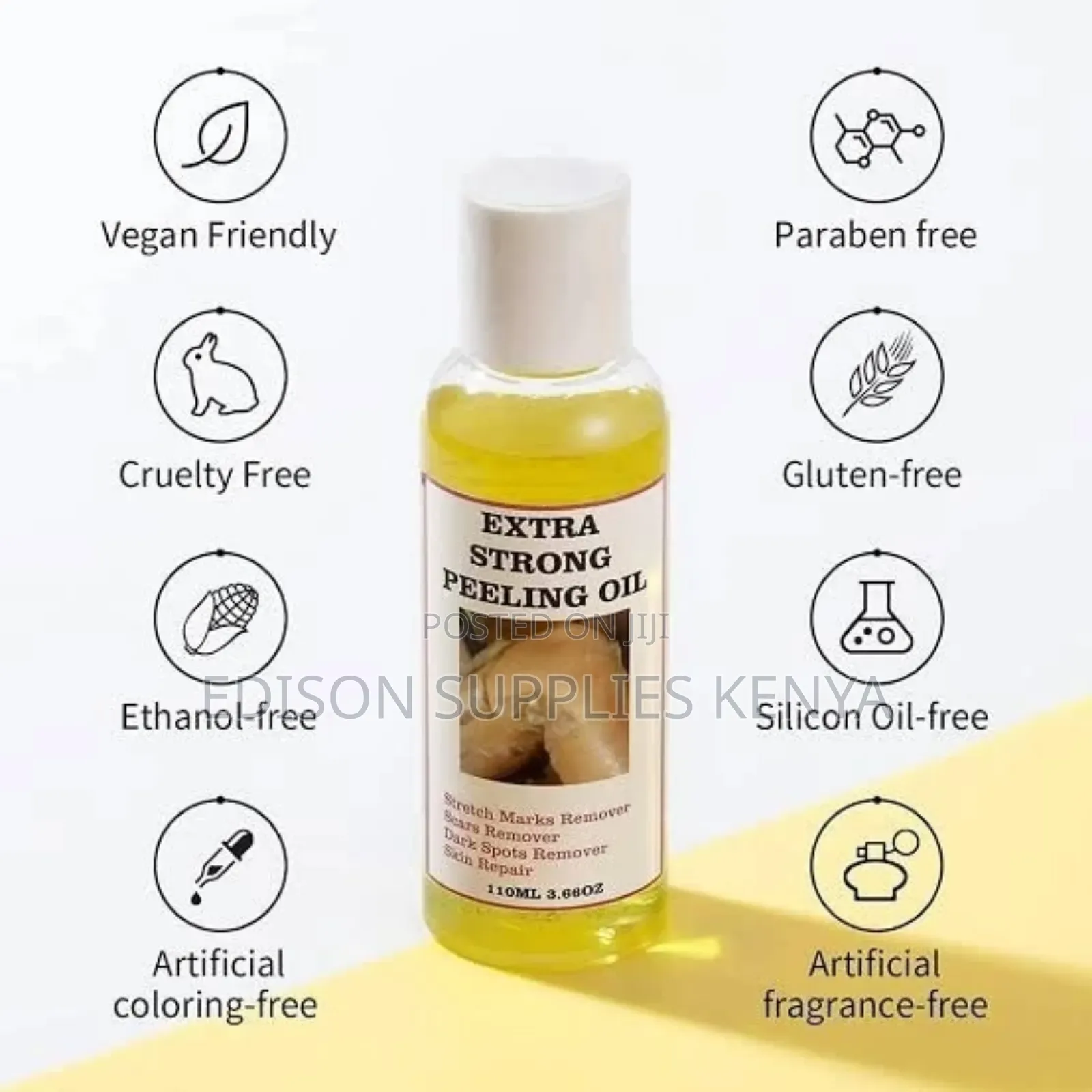 Extra Strong Peeling Oil for Dark Feet, Knuckles, Knees,