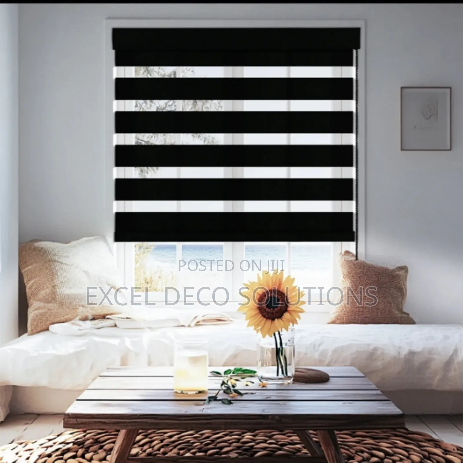 Modern Minimalist Zebra Blinds