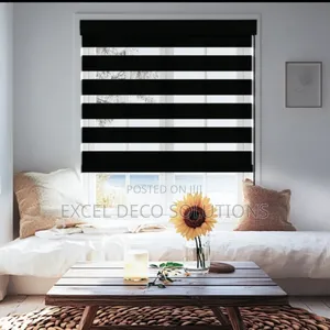 Modern Minimalist Zebra Blinds