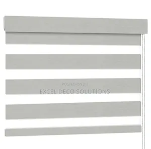 Classic White Zebra Blinds for Clean Interiors