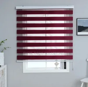 Multi-Colored Zebra Blinds for Playrooms