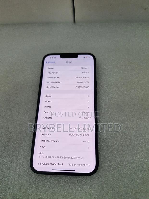 Apple iPhone 14 Plus 256 GB Black - thumbnail 5